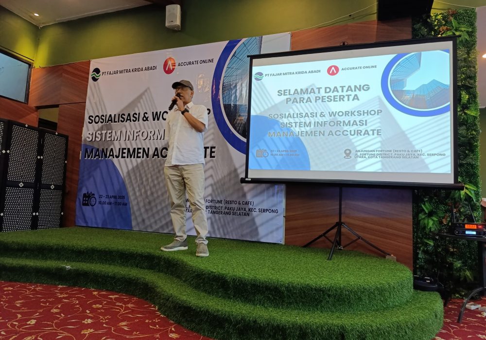 Sosialisasi dan Workshop Sistem Manajemen Informasi Accurate 22 - 23 April 2025 2